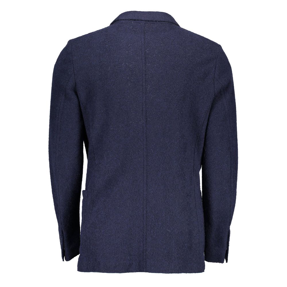 Gant Blu Wool Men Men's Jacket