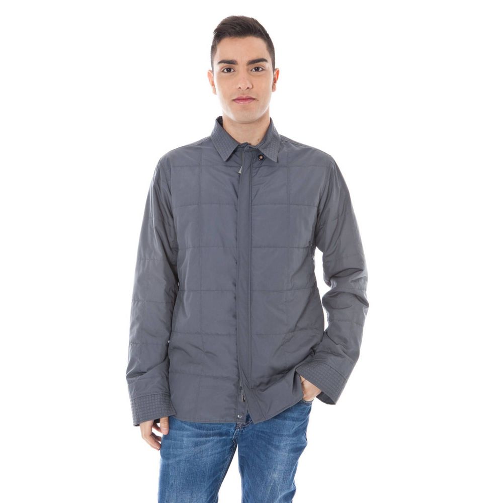 Calvin Klein Grigio Polyester Men's Men's Jacket