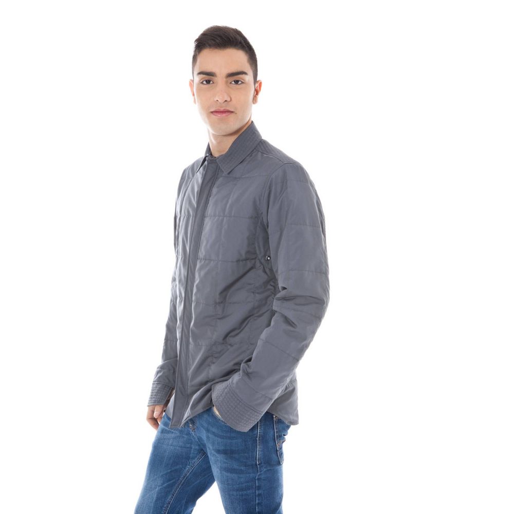 Calvin Klein Grigio Polyester Men's Men's Jacket