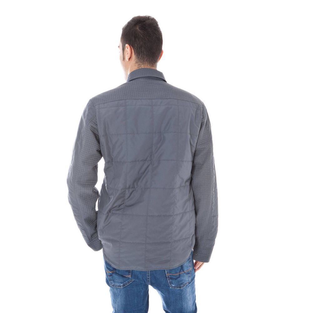 Calvin Klein Grigio Polyester Men's Men's Jacket
