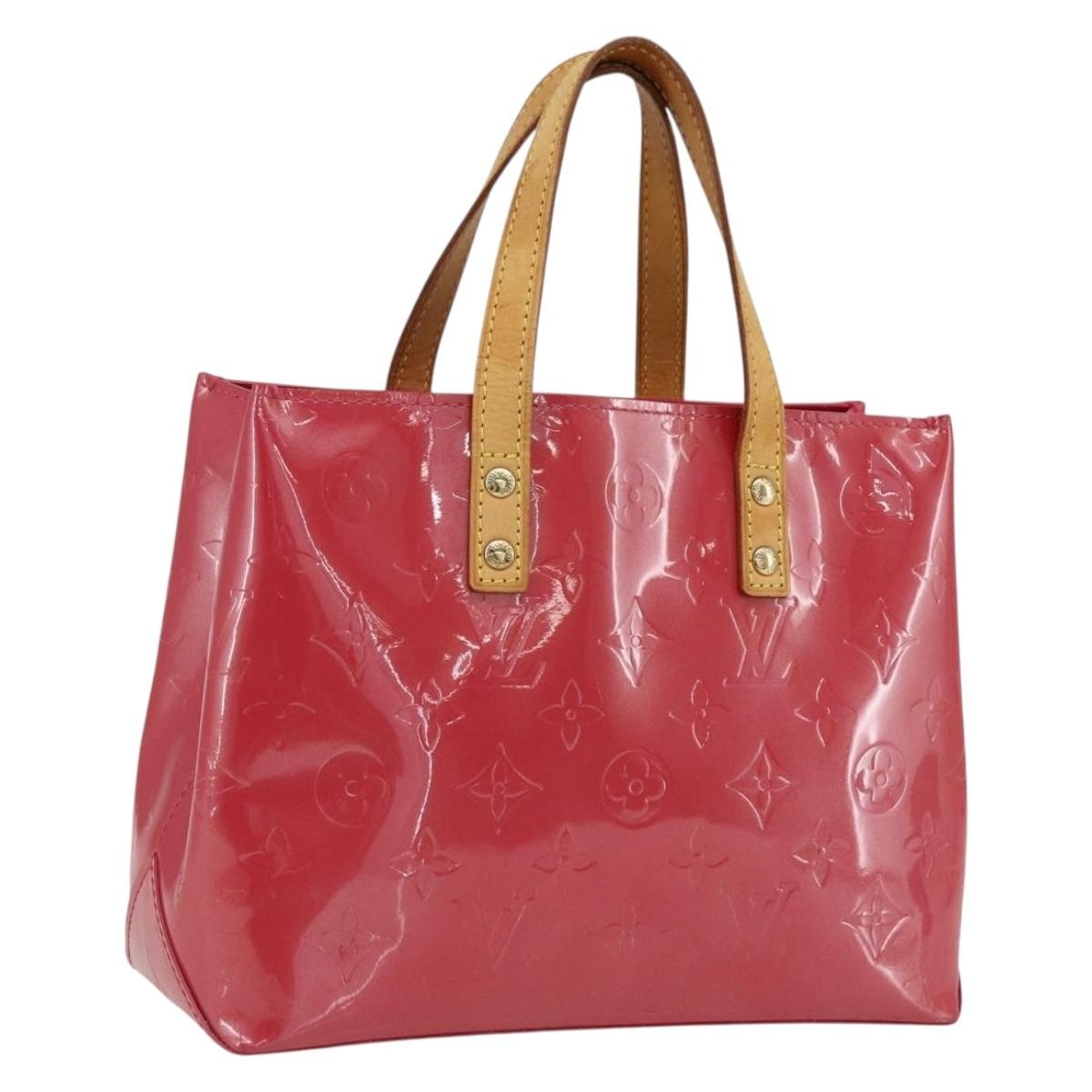 Louis Vuitton Reade Monogram Vernis Pink Patent_Leather Handbag (Pre-Owned)