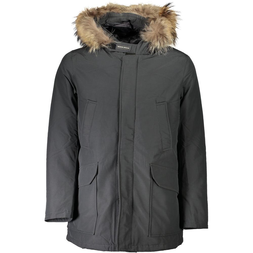 Woolrich Gray Cotton Men's Men's Jacket