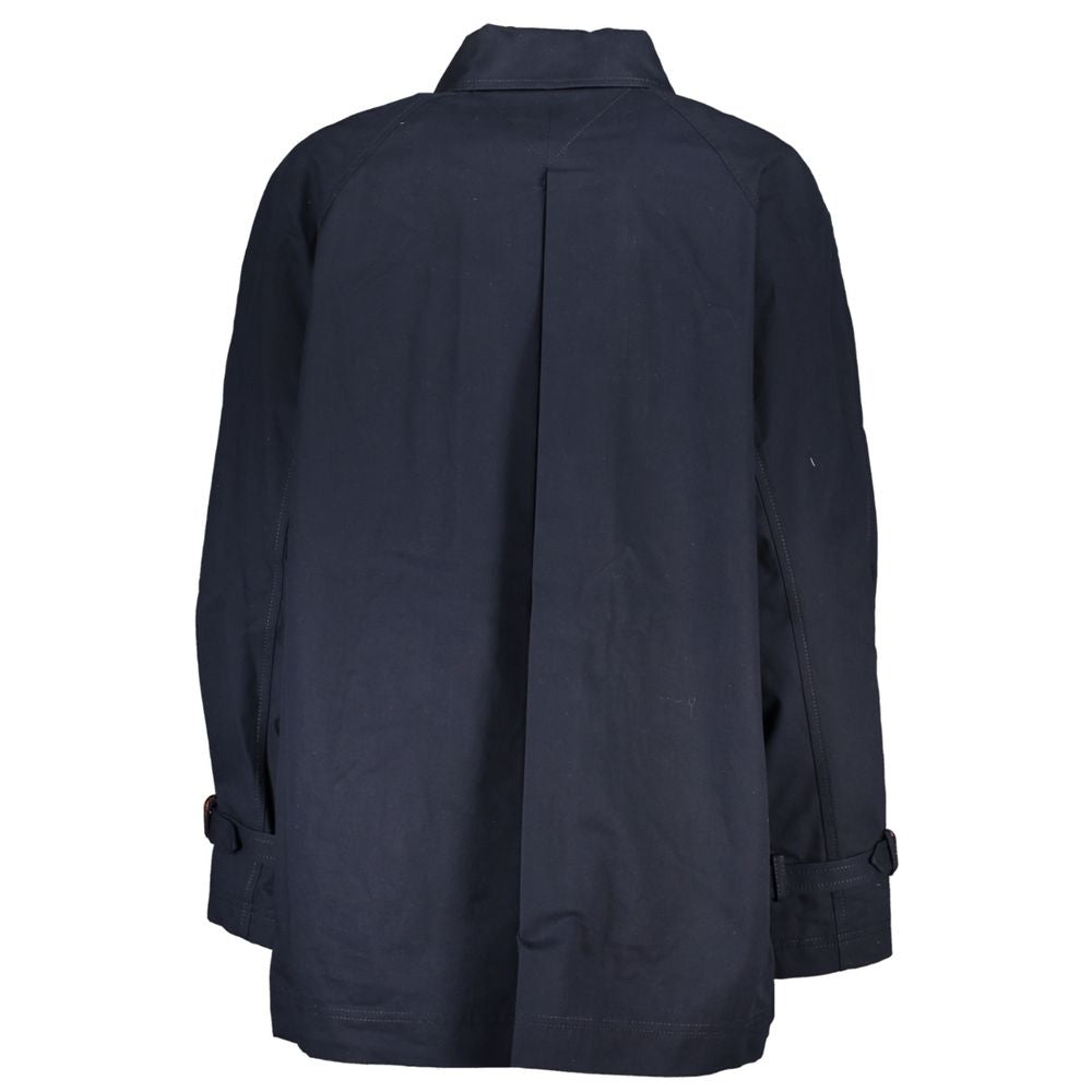 Tommy Hilfiger Blue Cotton Women's Trench Women's Coat