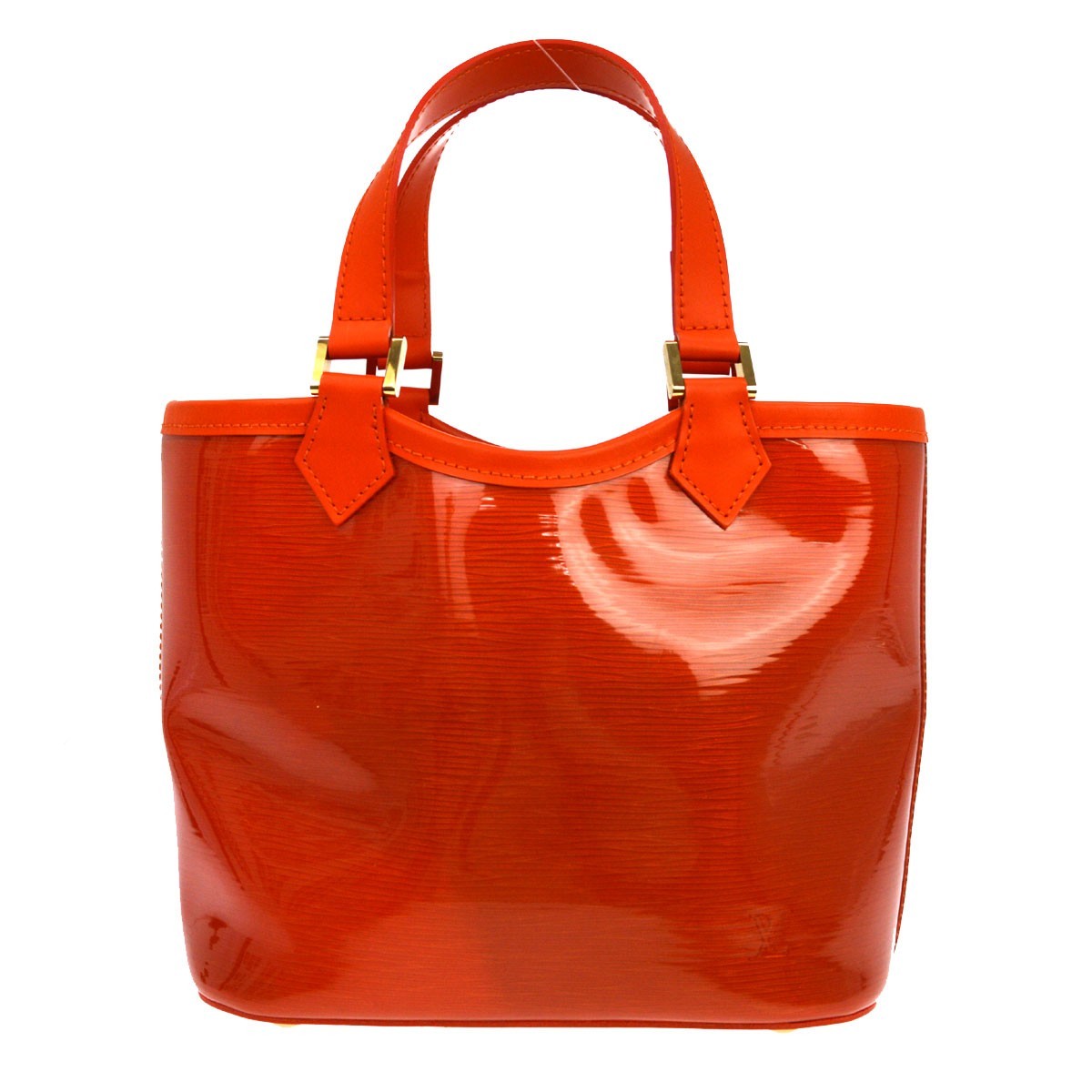 Louis Vuitton Plage Lagoon Bay Vinyl Epi Leather Orange Leather Handbag (Pre-Owned)