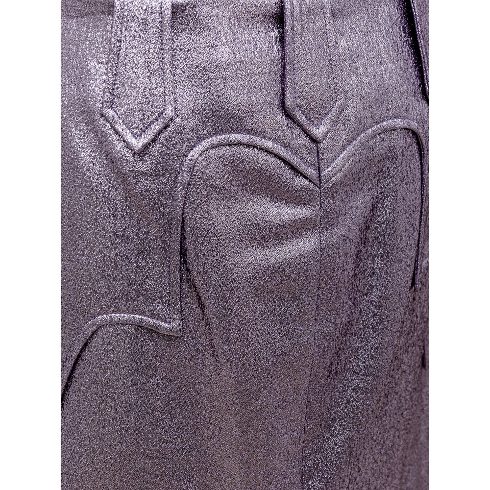 Tom Ford Purple Polyamide Midi Women's Skirt