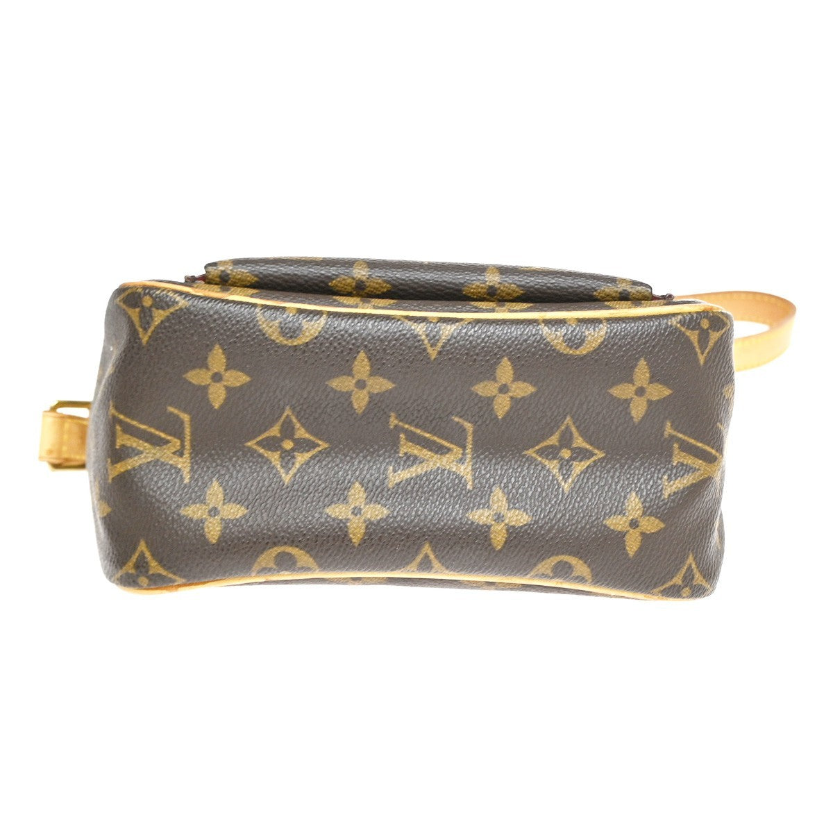 Louis Vuitton Viva Cite Monogram Canvas Brown Leather Handbag (Pre-Owned)