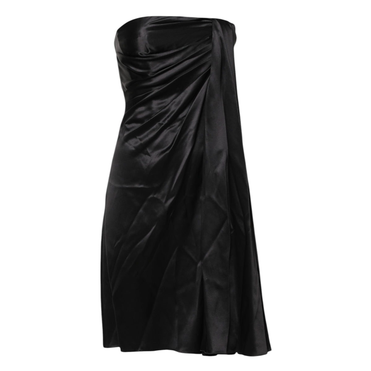 Dolce & Gabbana Black Strapless Sheath A-line Mini Women's Dress