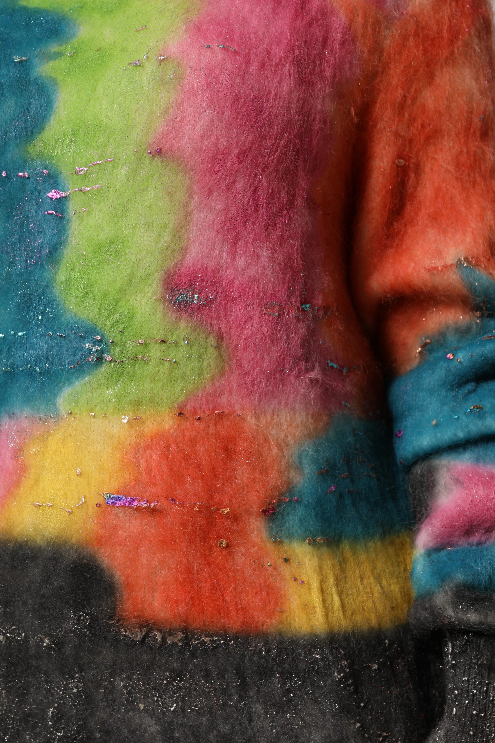 Dolce & Gabbana Multicolor Mohair Turtleneck Pullover Women's Sweater