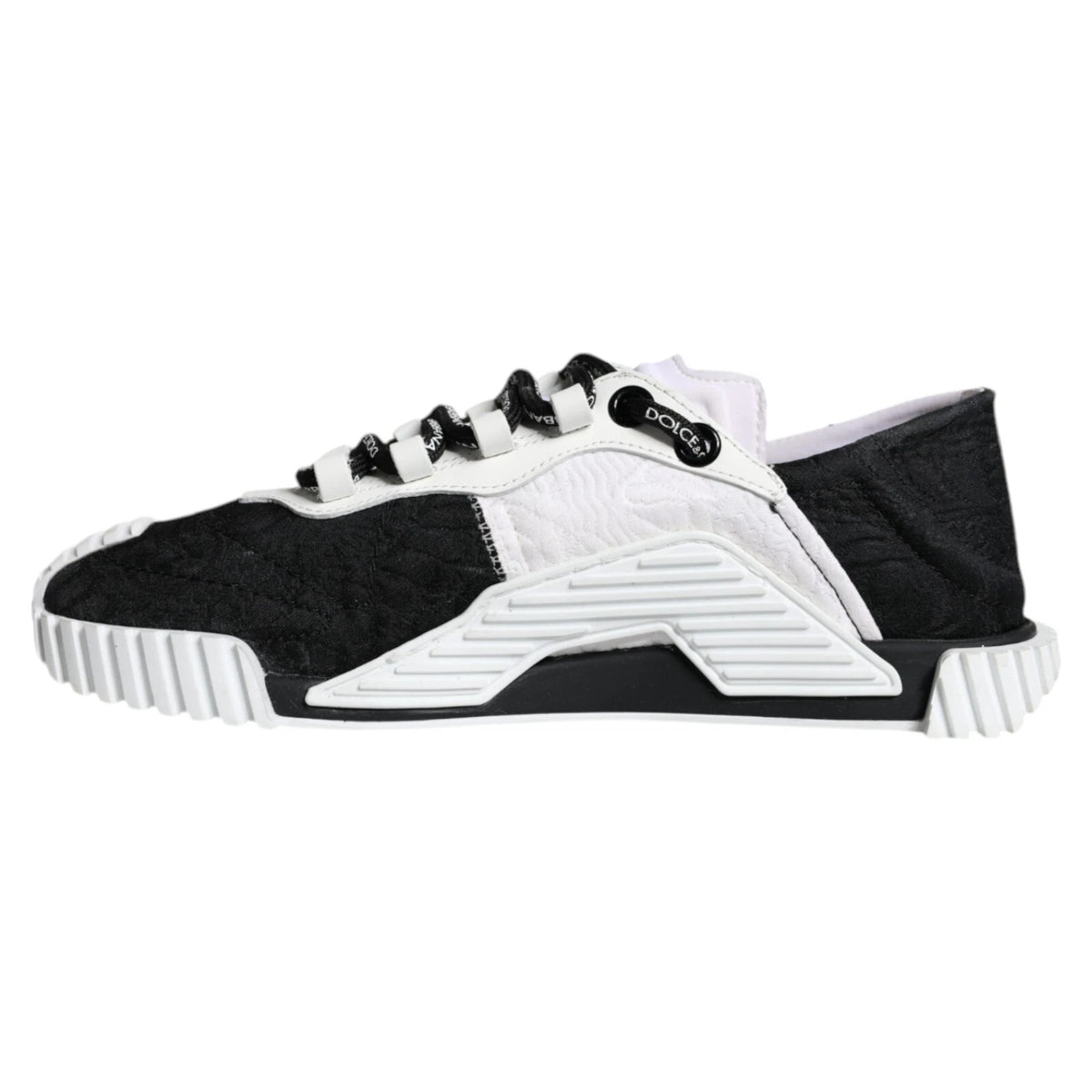 Dolce & Gabbana White Black Low Top NS1 Sneakers Women's Shoes (Pre-Owned)