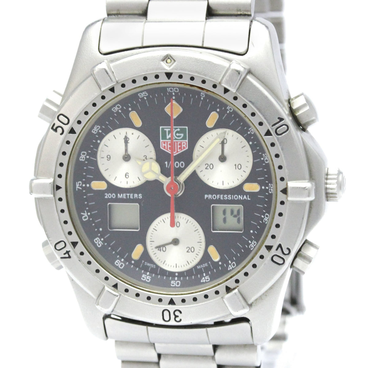 Tag Heuer 2000 Professional 200M Quartz Stainless Steel Watch (Pre-Owned)