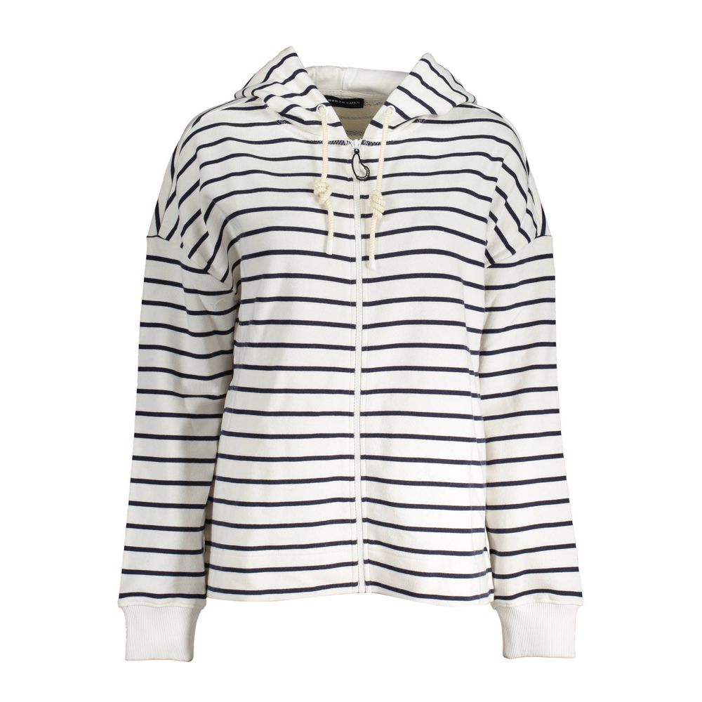 North Sails White Cotton Women Women's Sweater