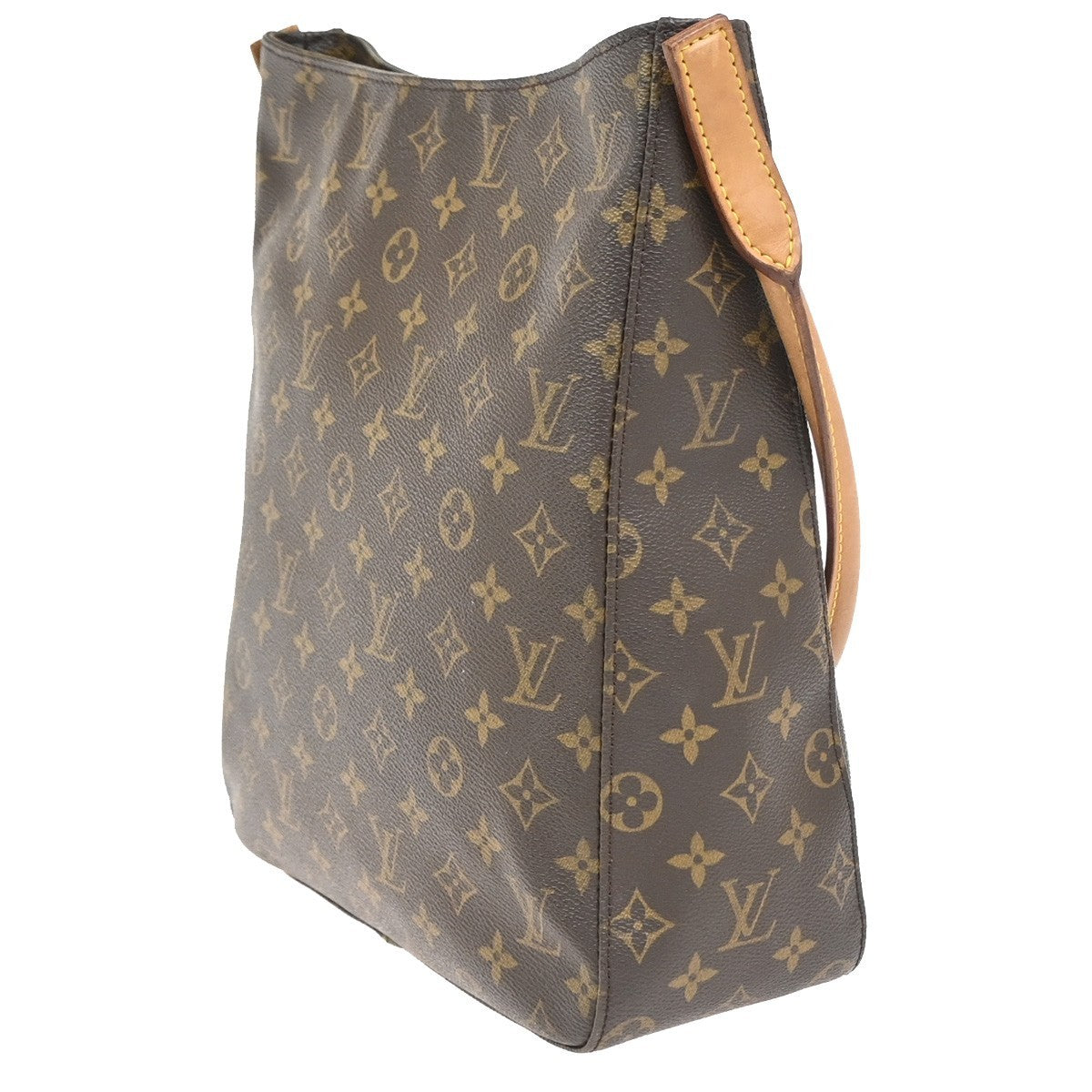 Louis Vuitton Monogram Looping Monogram Canvas Brown Canvas Handbag (Pre-Owned)