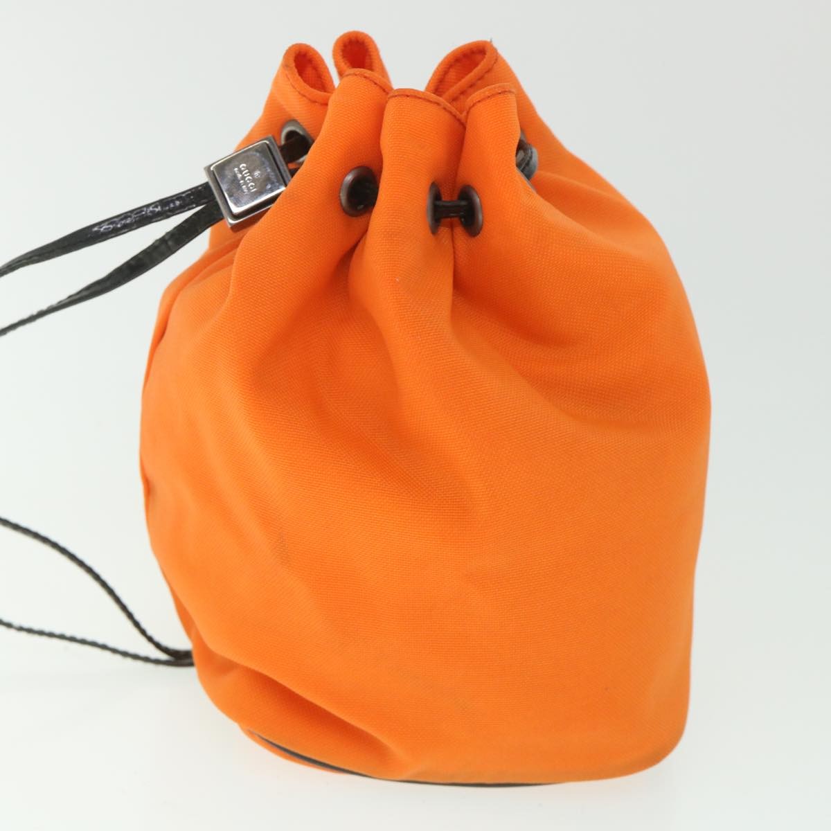 Gucci Gg Canvas Canvas Orange Canvas Clutche & Pouche Bag (Pre-Owned)