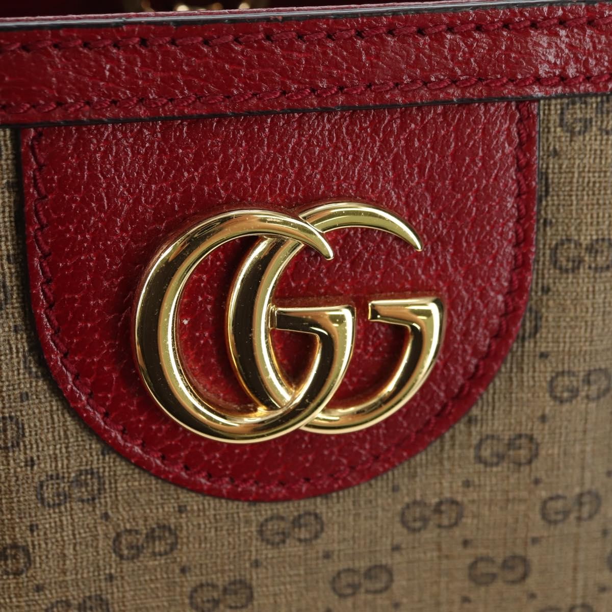 Gucci Doraemon Tote Printed Mini Gg Coated Canvas Beige Canvas Tote Bag Bag (Pre-Owned)