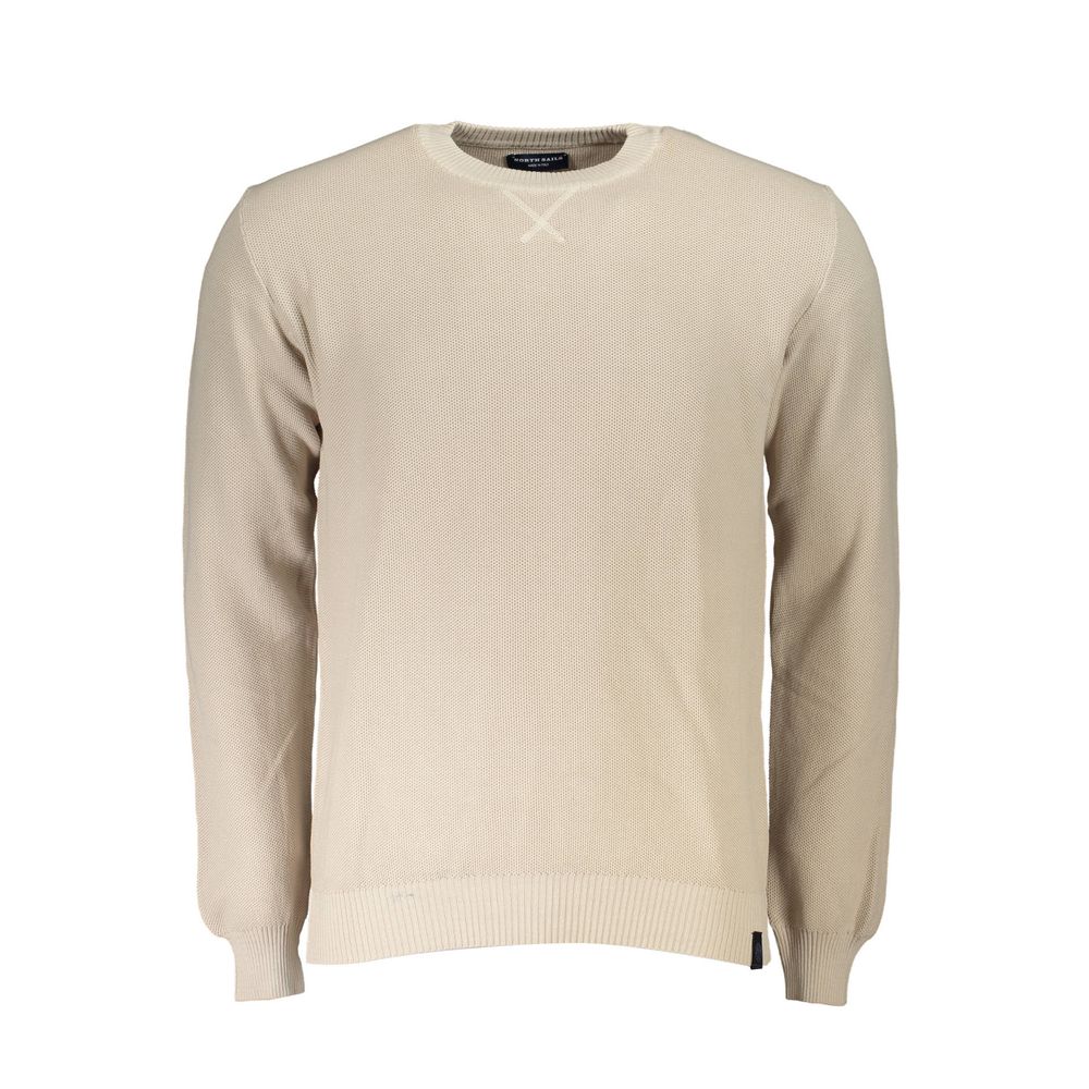 North Sails Beige Cotton Men Men's Sweater