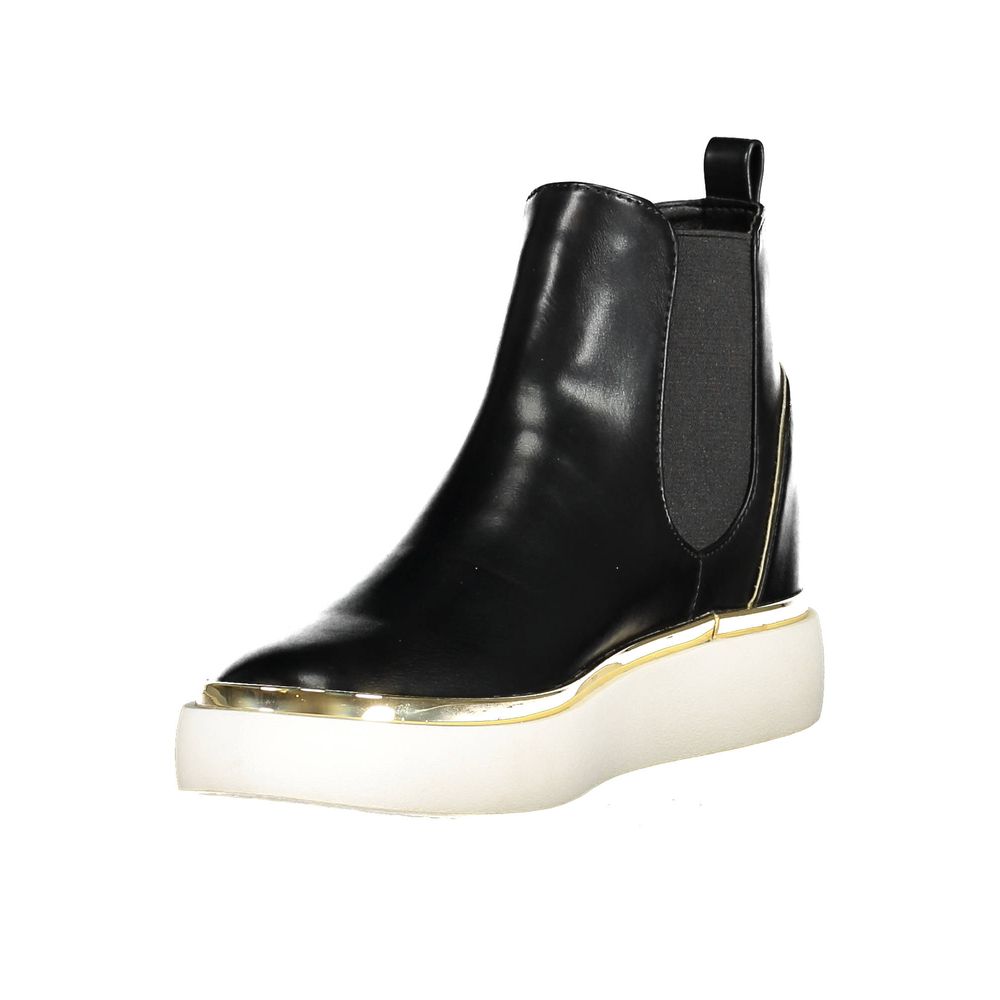 U.S. POLO ASSN. Black Polyester Women Women's Boot