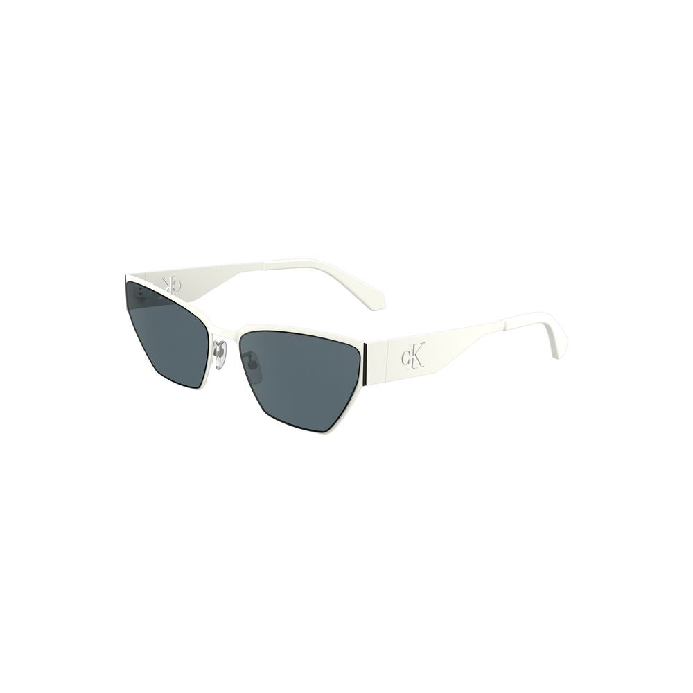 Calvin Klein White Metal Women Women's Sunglasses