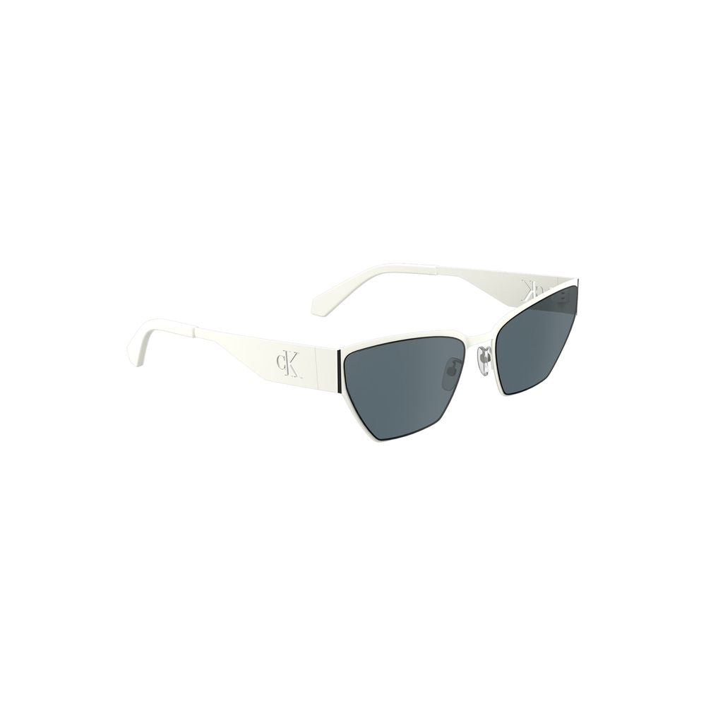 Calvin Klein White Metal Women Women's Sunglasses