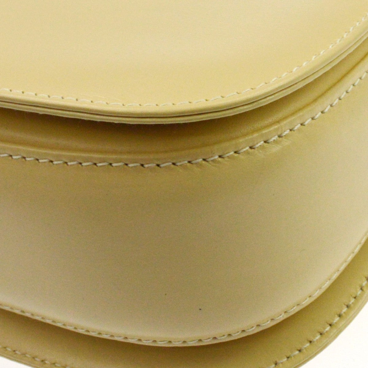 Gucci Vintage Bamboo Top Handle Leather Beige Leather Handbag (Pre-Owned)