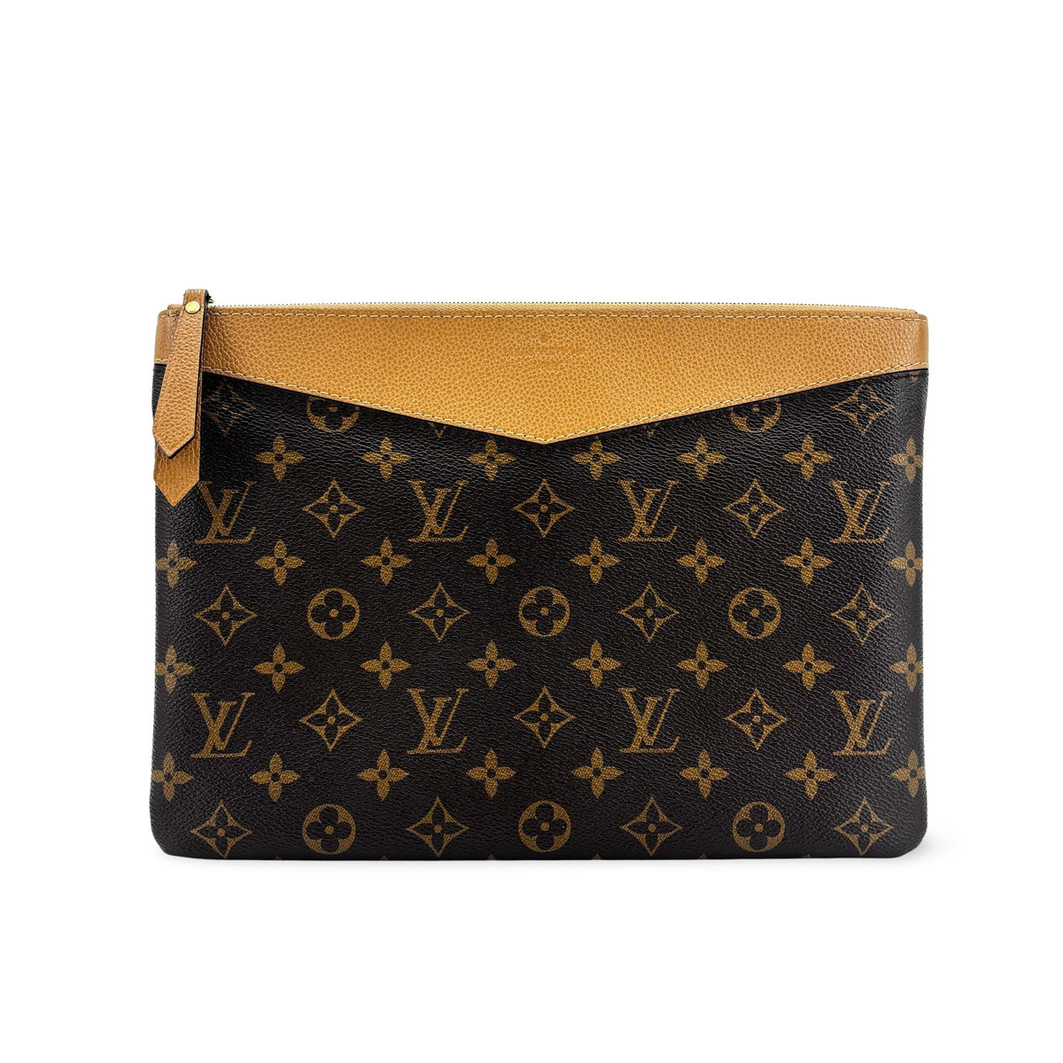 Louis Vuitton Daily Pouch Monogram Canvas Brown Canvas Clutche & Pouche Bag (Pre-Owned)