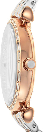 Emporio Armani Elegant Two-Tone Crystal Pave Women's Watch