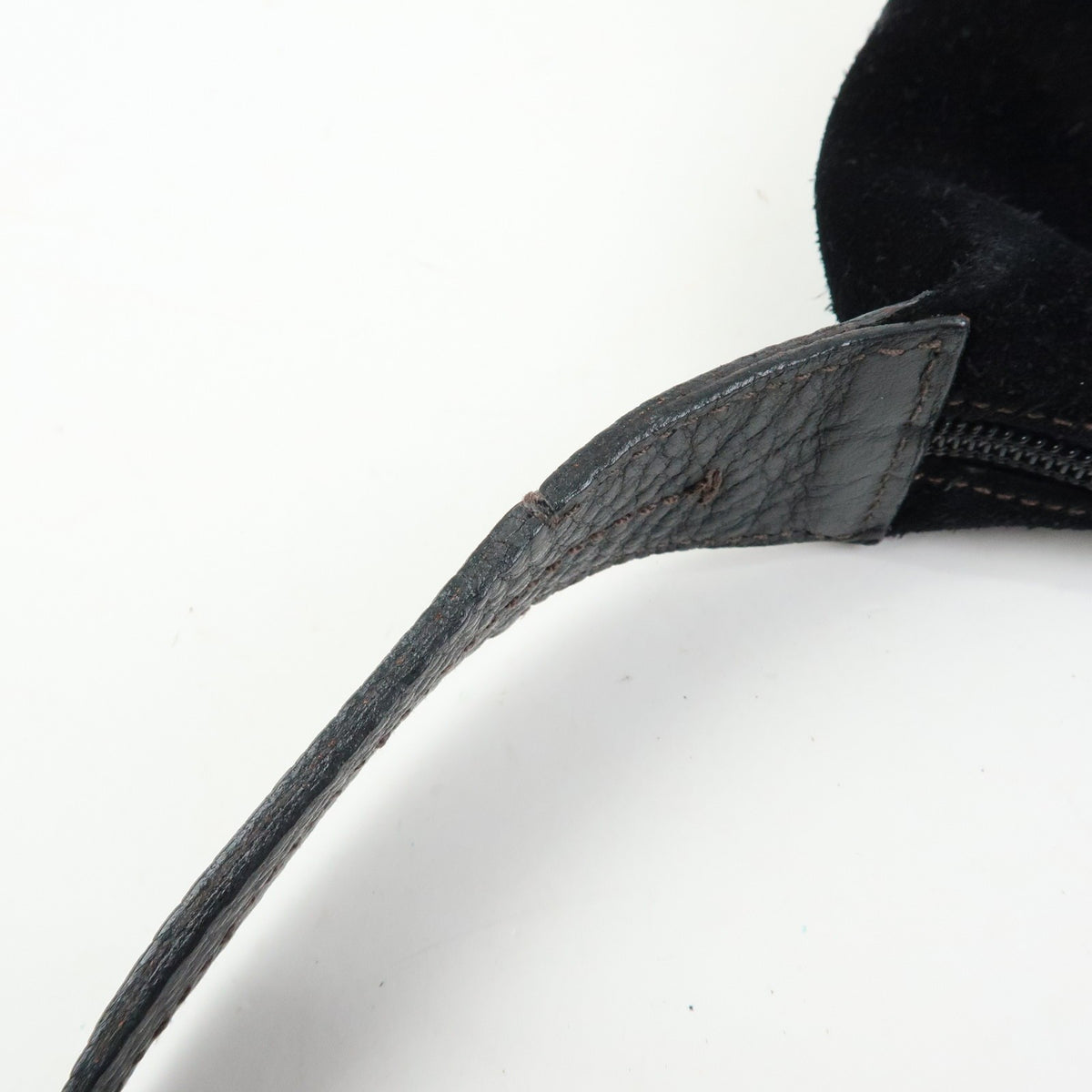 Miu Miu Shoulder Suede Black Suede Shoulder Bag Bag (Pre-Owned)