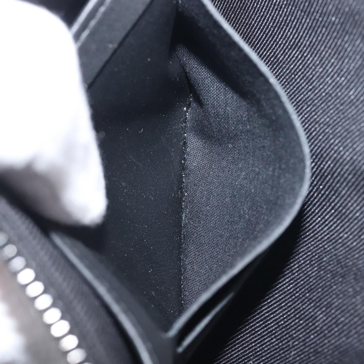 Louis Vuitton Discovery Pochette Monogram Shadow Leather Black Leather Clutche & Pouche Bag (Pre-Owned)