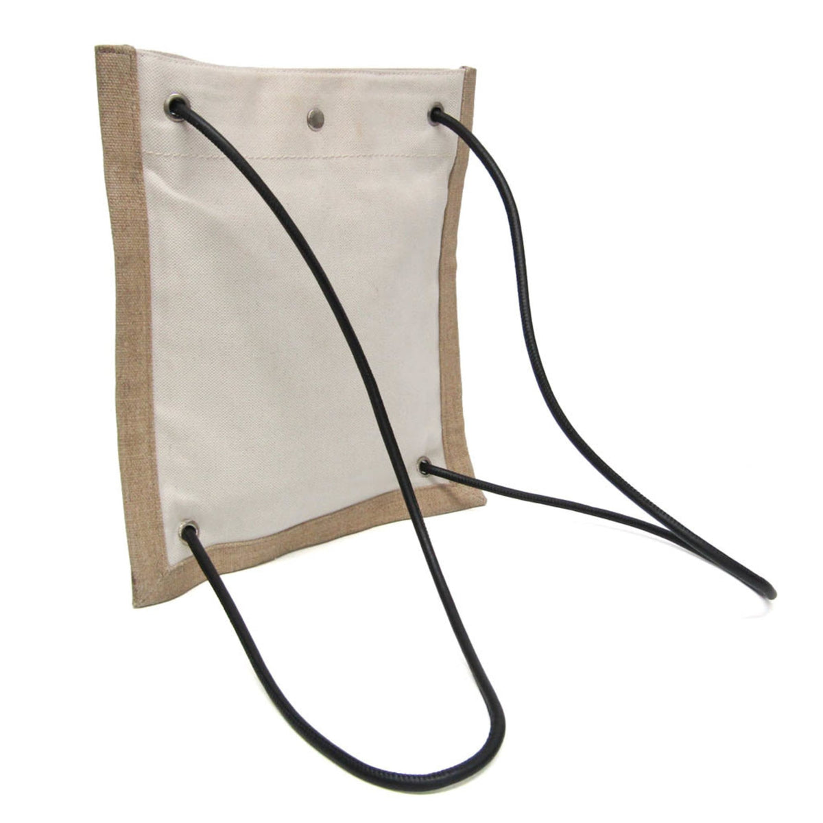 Saint Laurent Universite Flat Canvas Beige Canvas Crossbody Bag Bag (Pre-Owned)