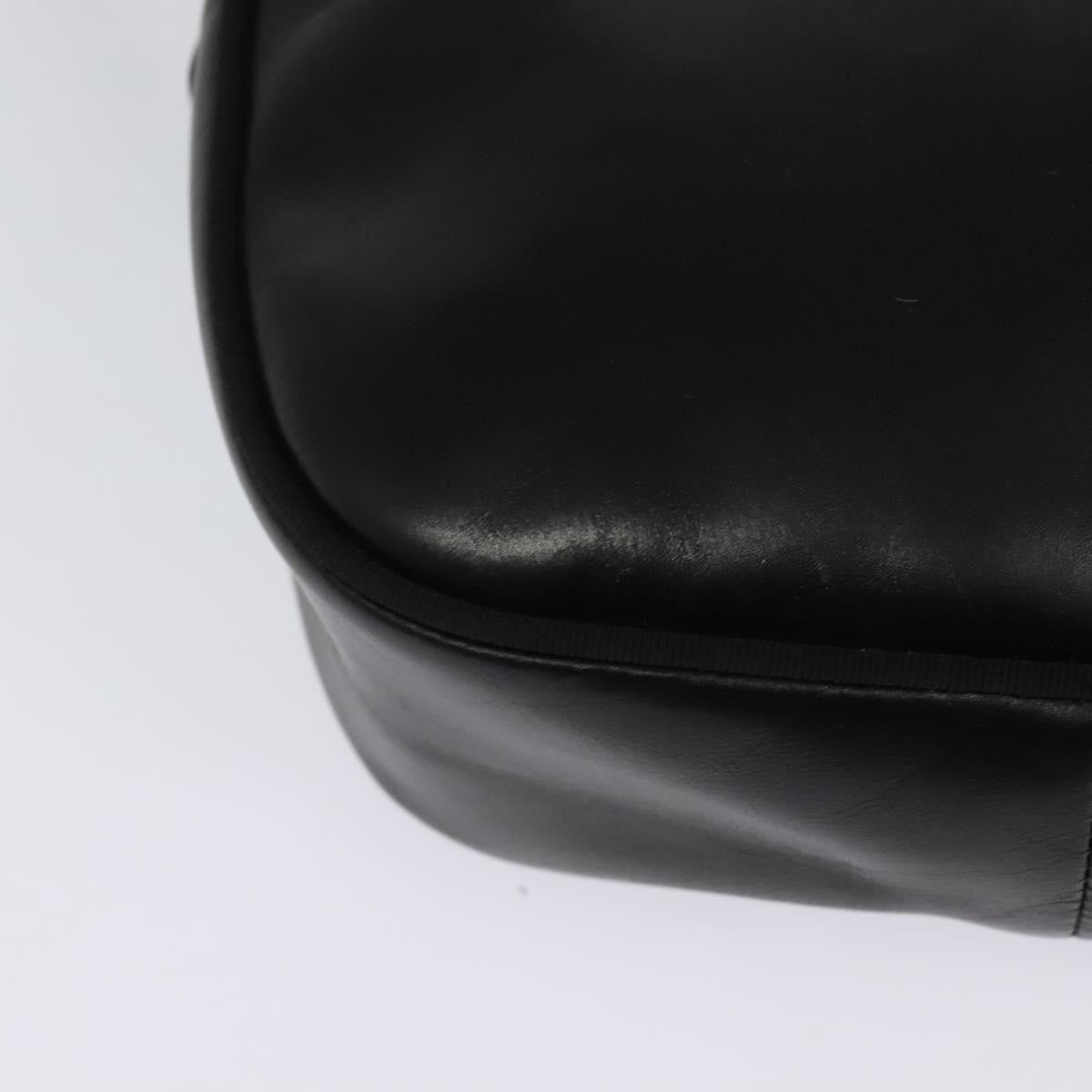 Salvatore Ferragamo Vara Bow Camera Leather Black Leather Shoulder Bag Bag (Pre-Owned)