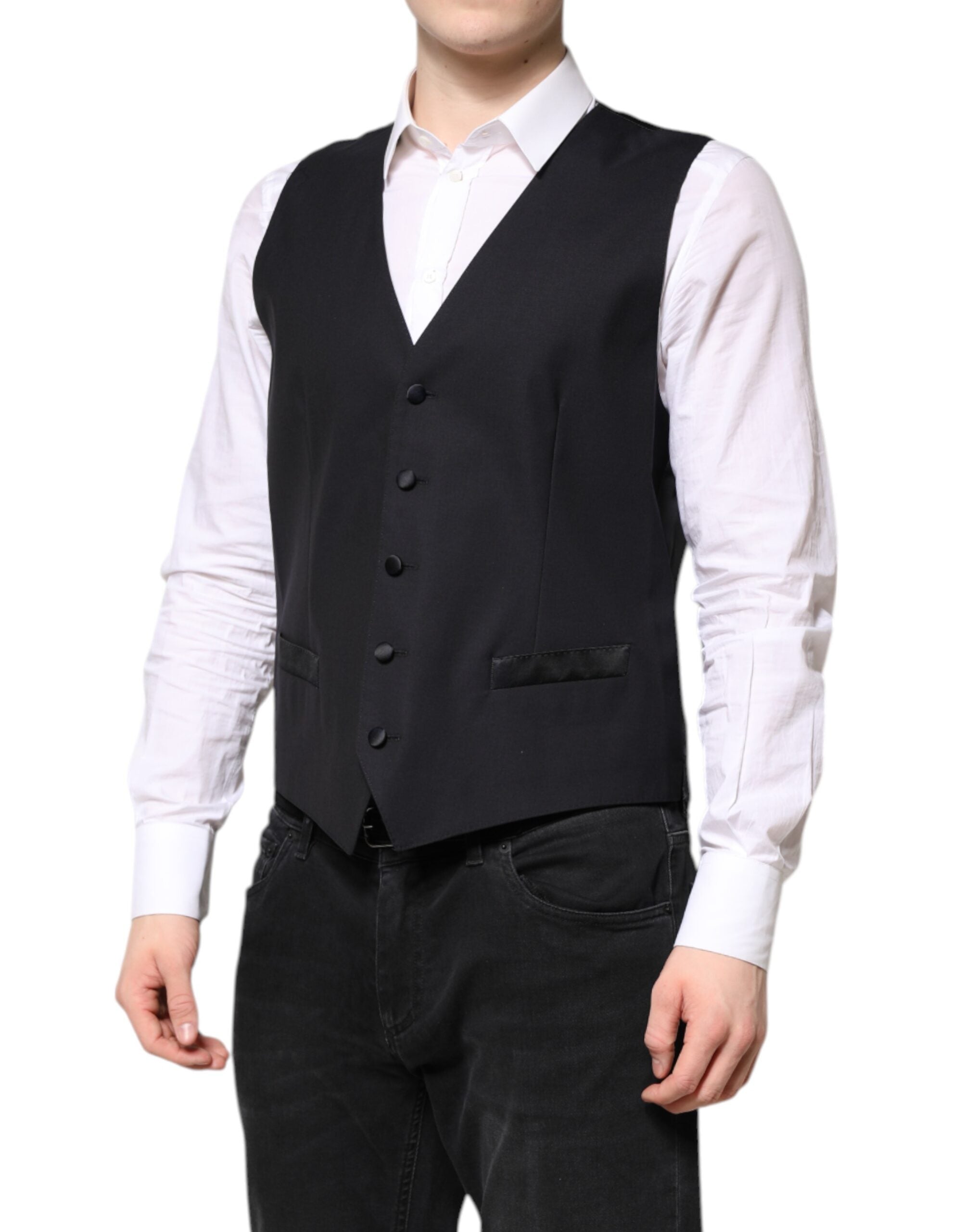 Dolce & Gabbana Dark Blue MARTINI Wool Suit 2 Piece Men's Jacket