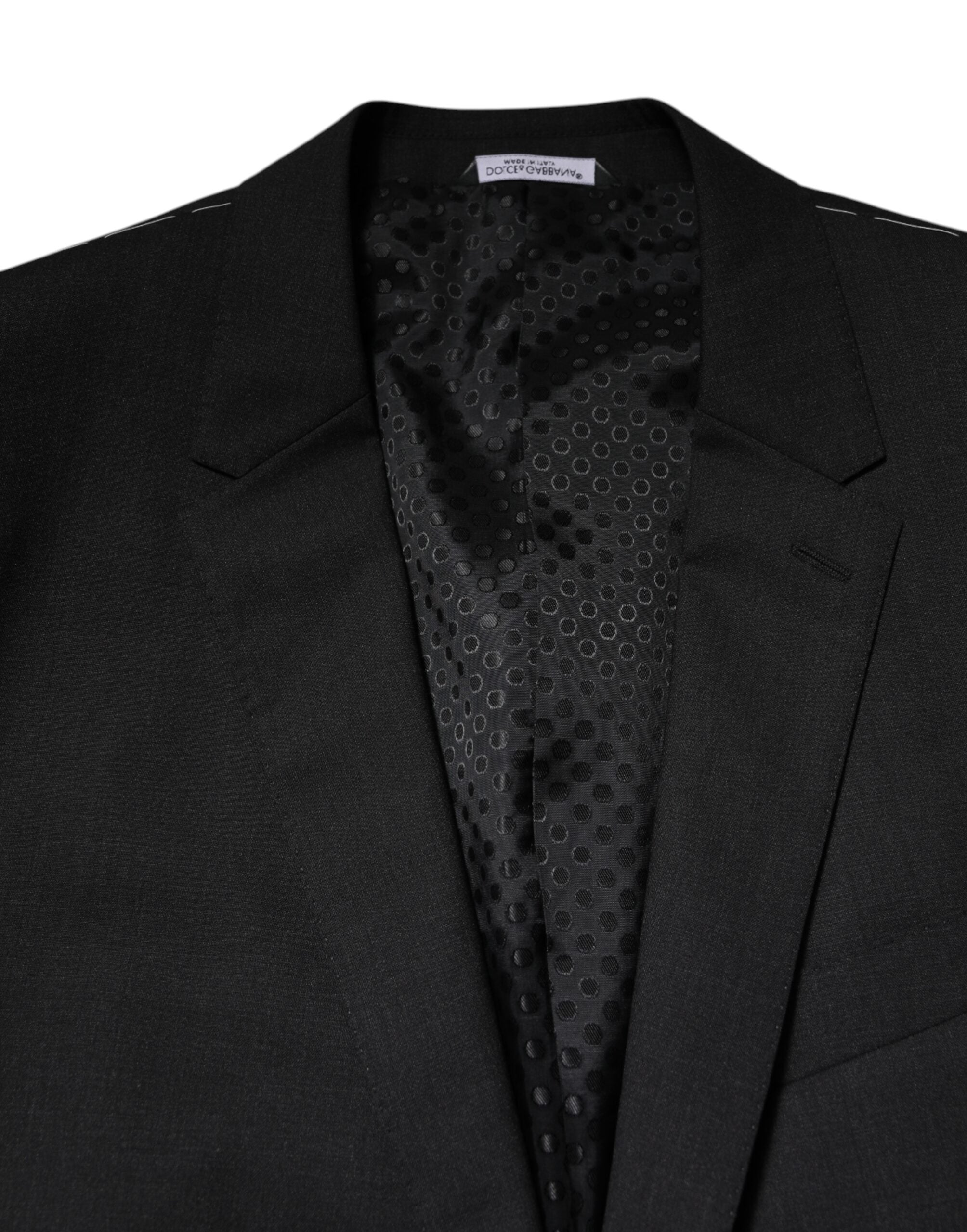 Dolce & Gabbana Dark Gray MARTINI Single Breasted Men's Jacket
