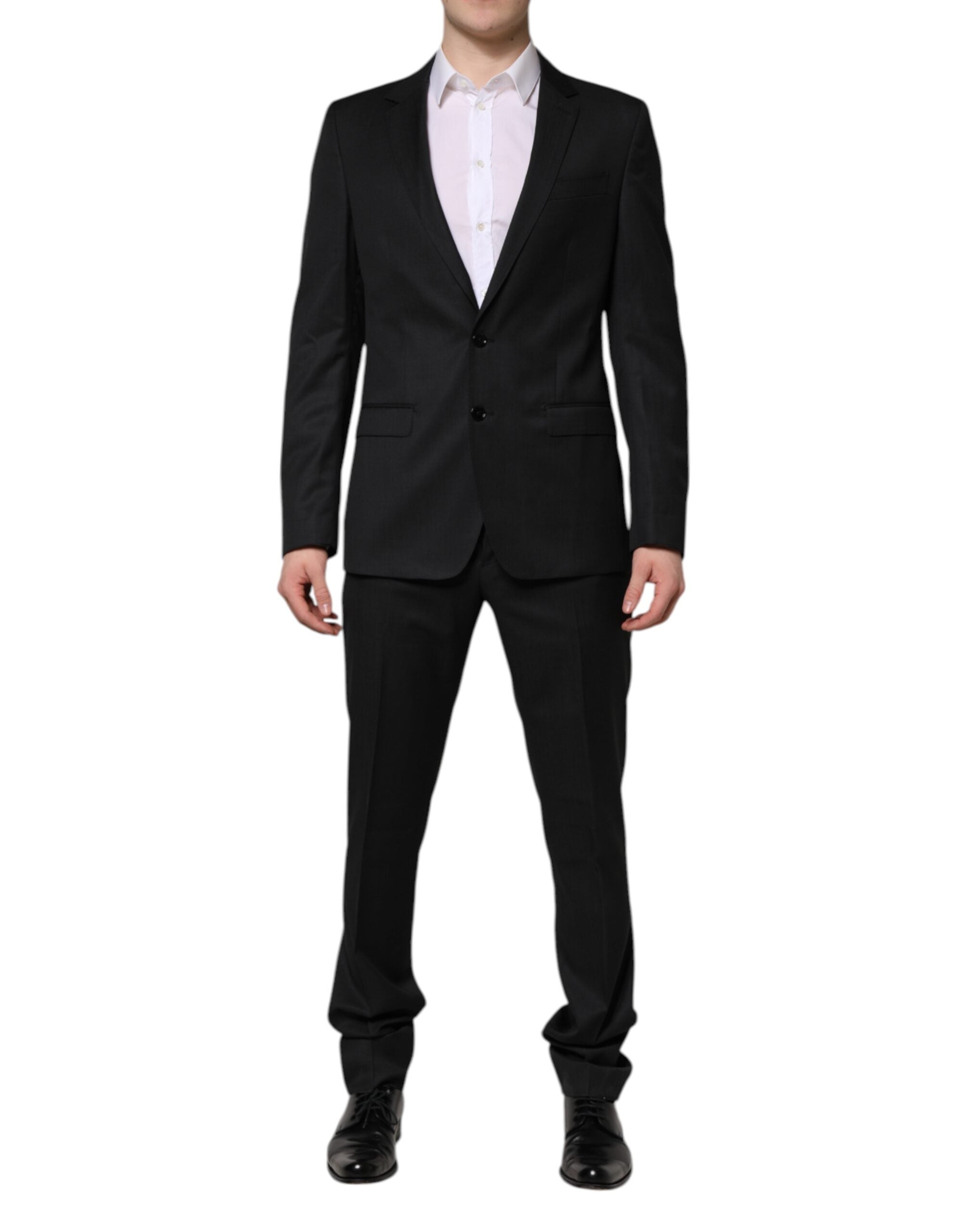 Dolce & Gabbana Dark Gray MARTINI 2 Pc Single Breasted Men's Suit