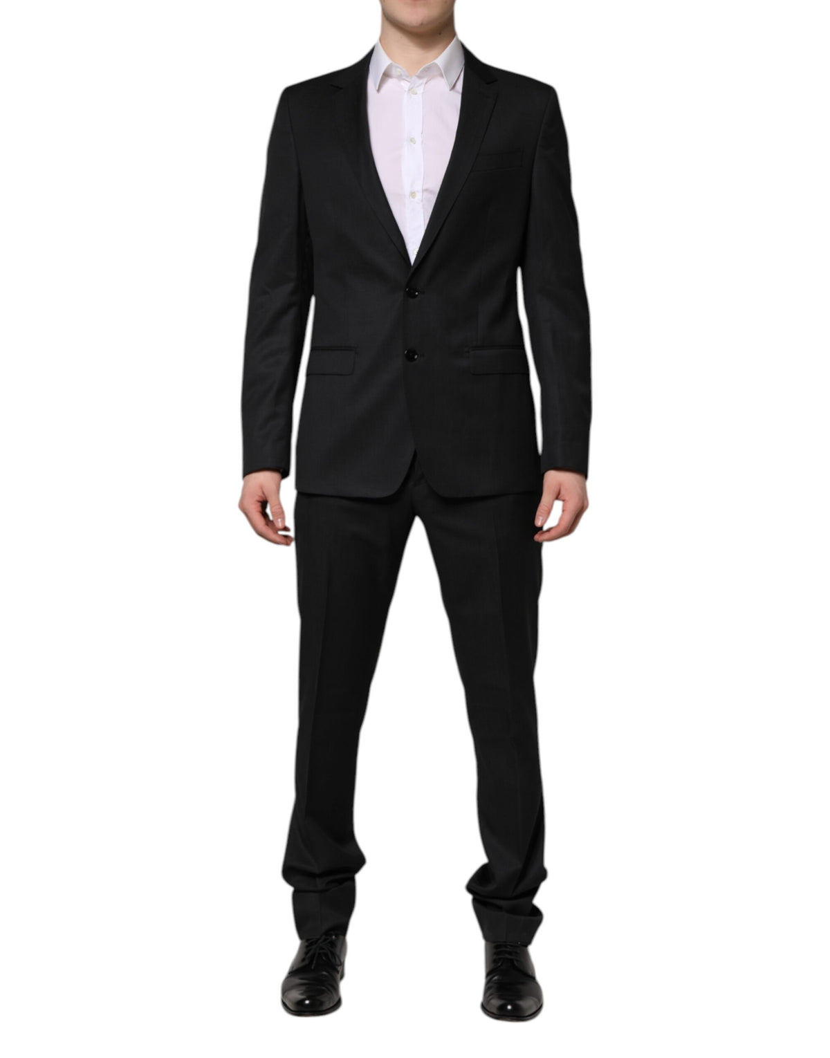 Dolce & Gabbana Dark Gray MARTINI 2 Pc Single Breasted Men's Suit