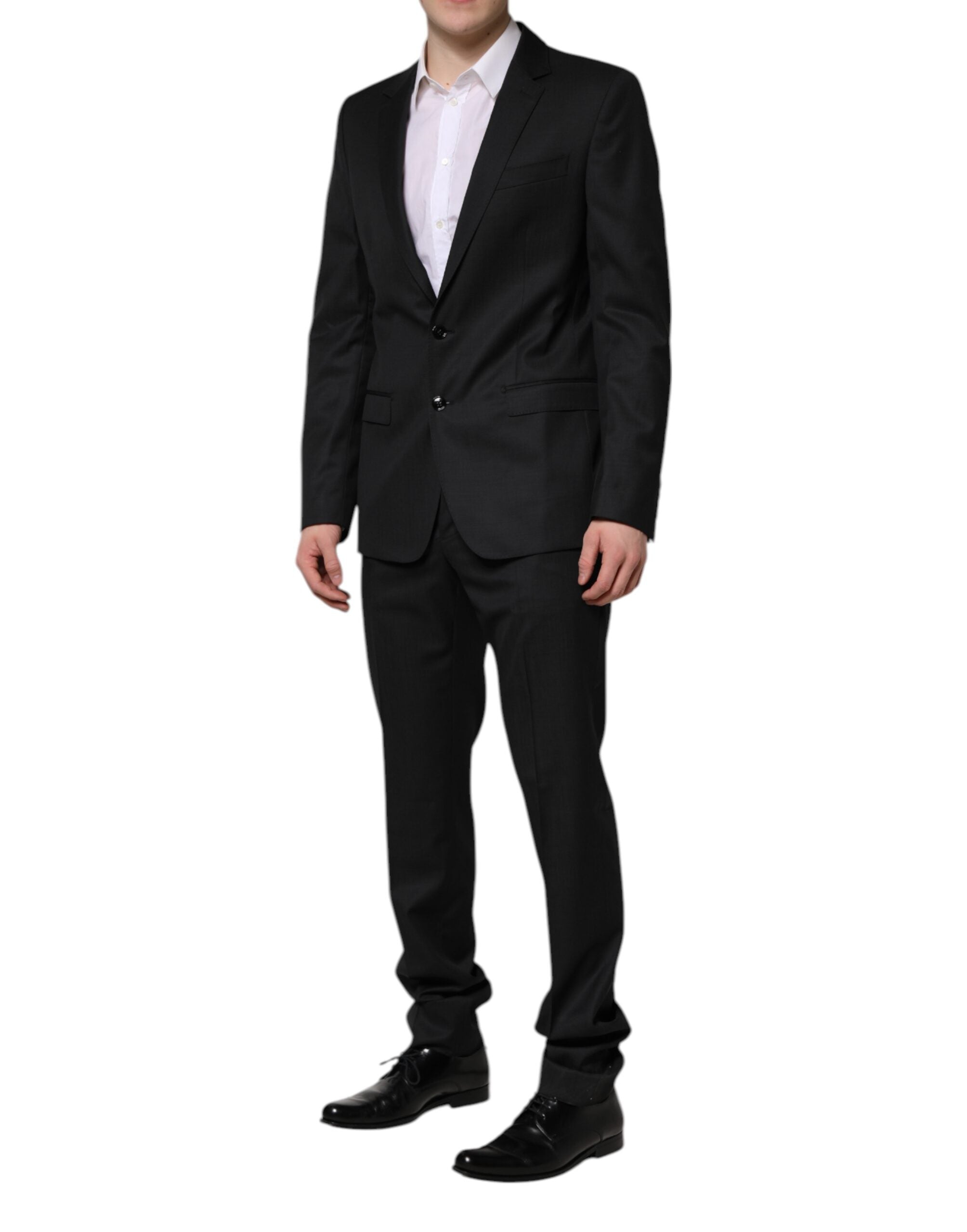 Dolce & Gabbana Dark Gray MARTINI 2 Pc Single Breasted Men's Suit