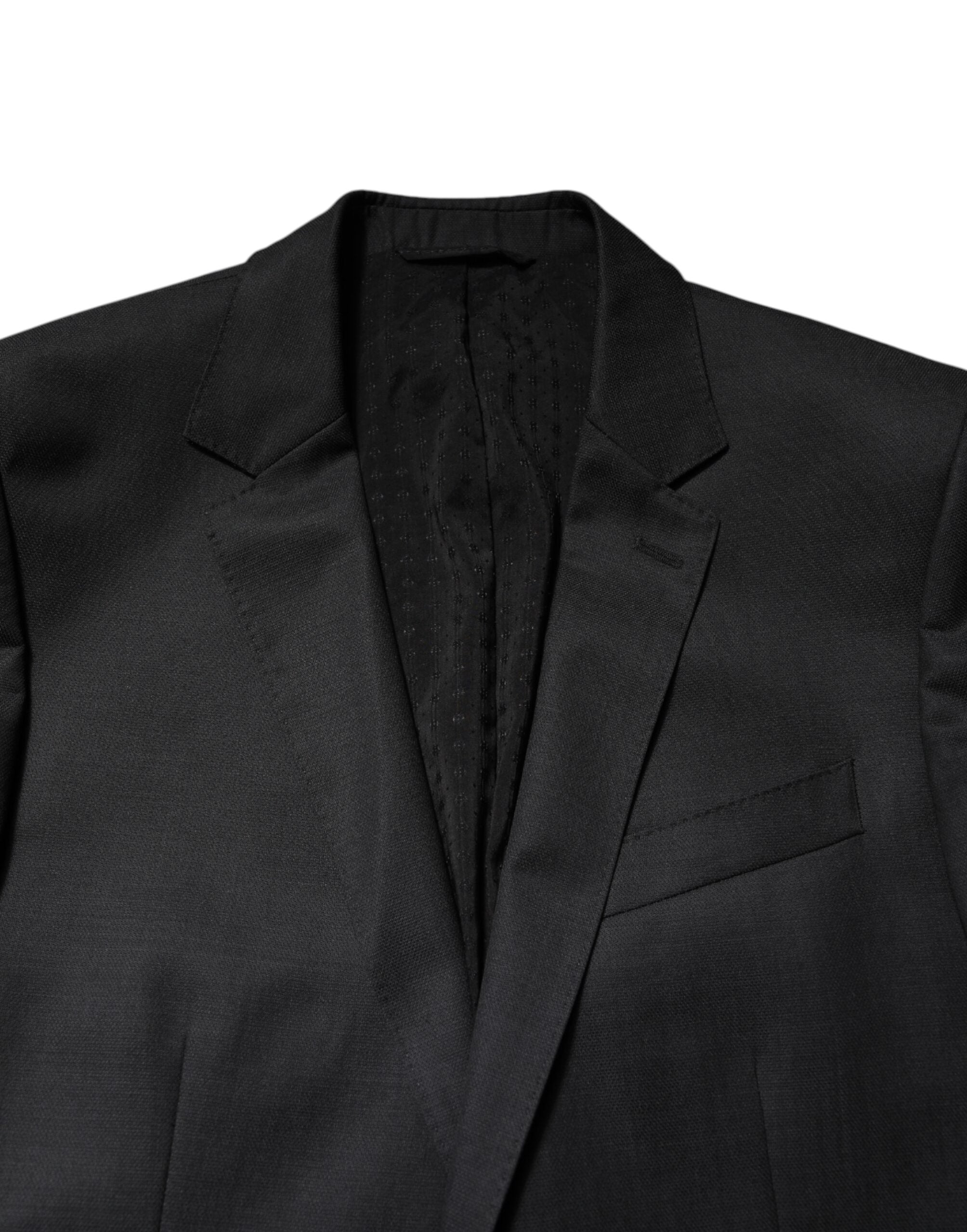 Dolce & Gabbana Dark Gray MARTINI 2 Pc Single Breasted Men's Suit