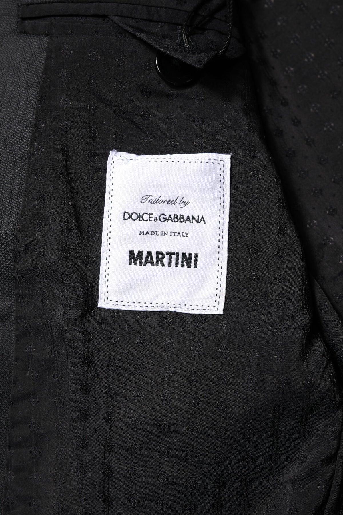 Dolce & Gabbana Dark Gray MARTINI 2 Pc Single Breasted Men's Suit