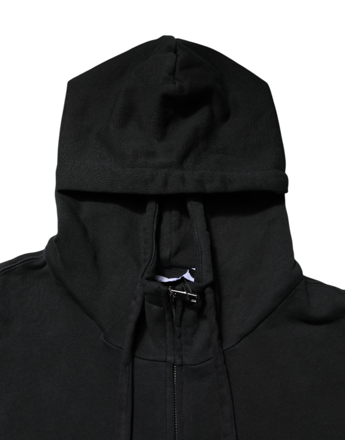 Dolce & Gabbana Black Logo Full Zip Hooded Men Sweatshirt Men's Sweater