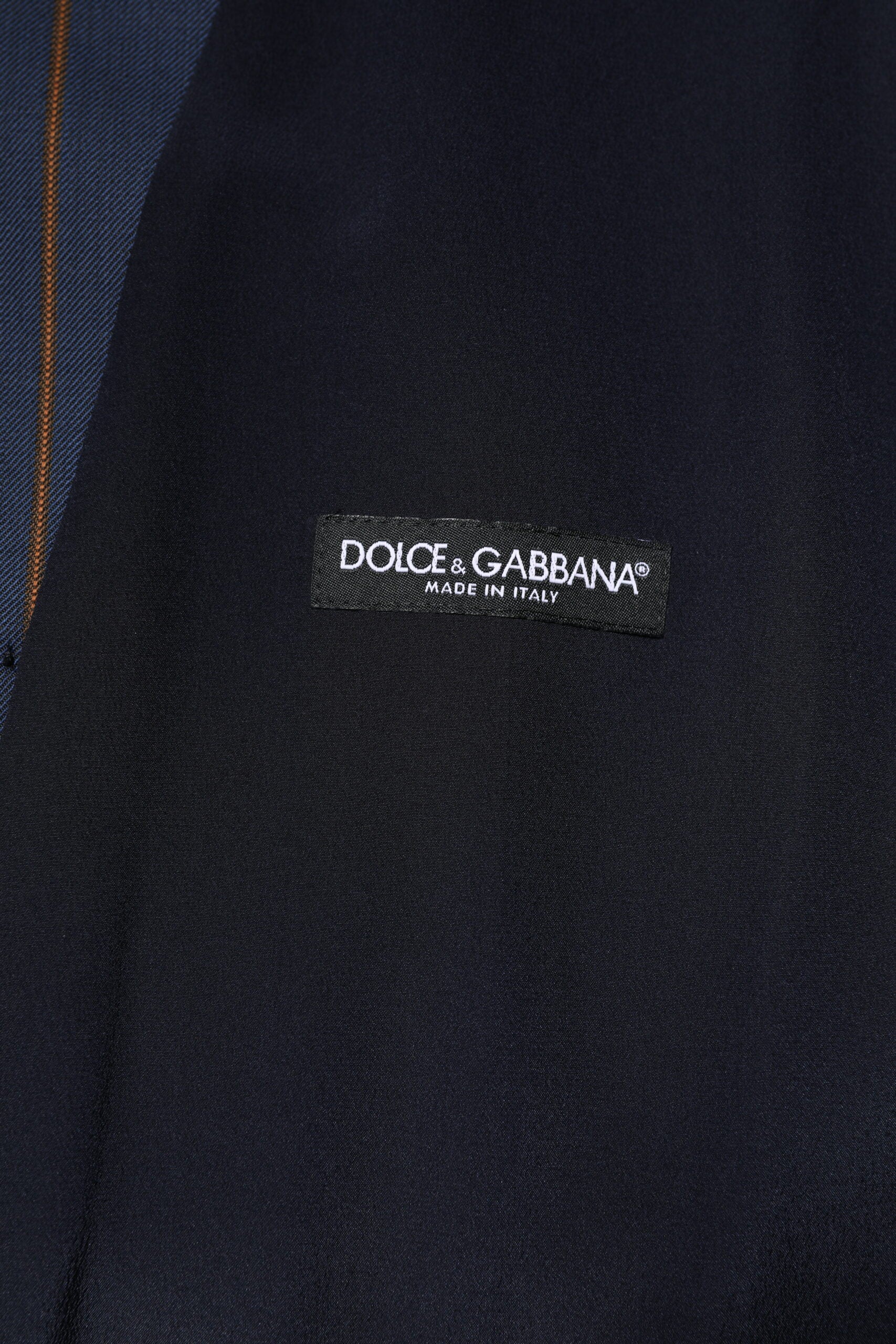 Dolce & Gabbana Blue Stripes Wool Formal Men Waistcoat Men's Vest