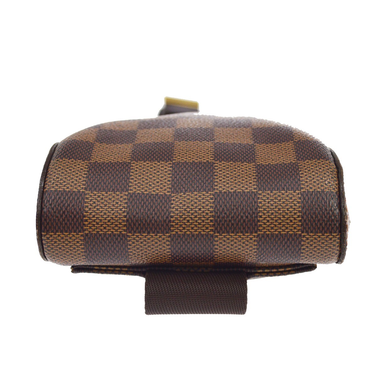 Louis Vuitton Geronimos Waist Damier Ebene Brown Canvas Shoulder Bag Bag (Pre-Owned)