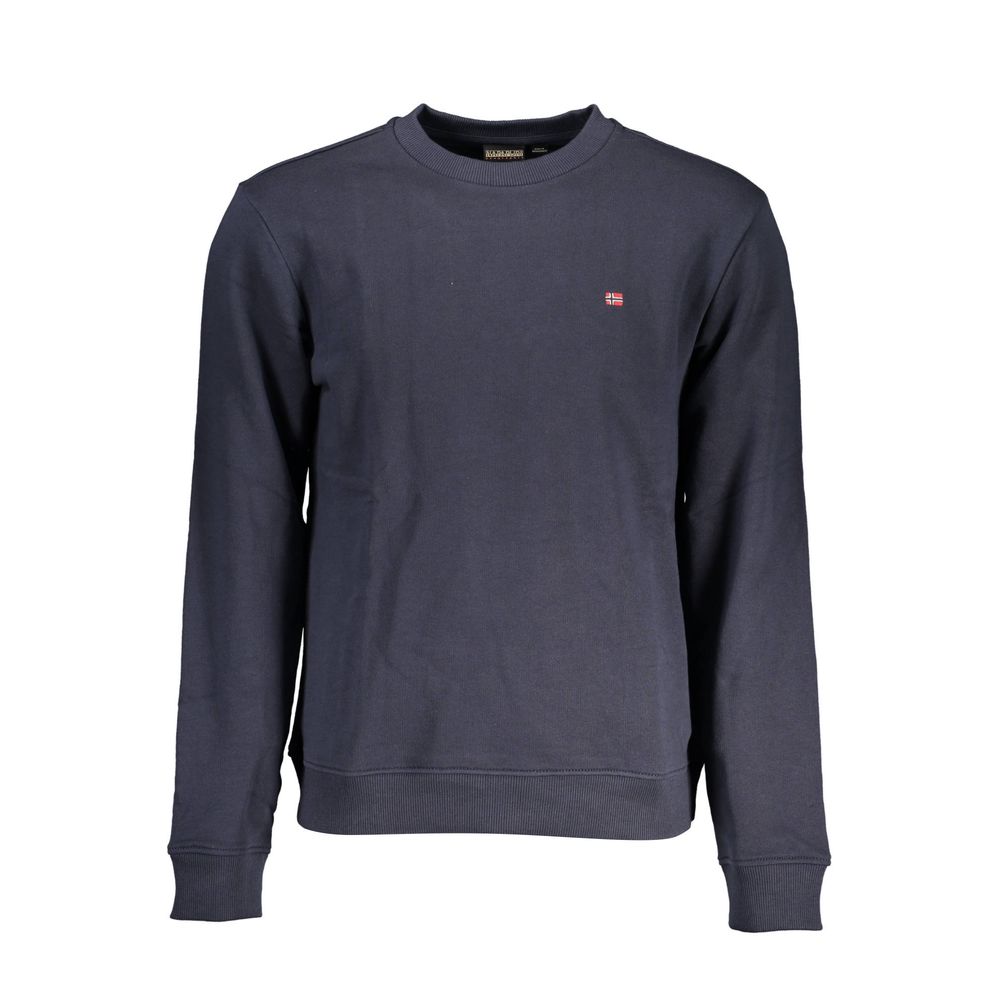 Napapijri Blue Cotton Men Men's Sweater