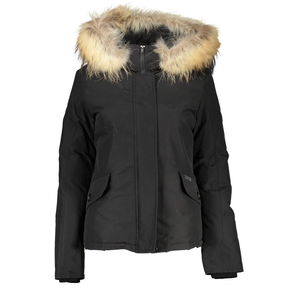 Woolrich Black Cotton Women's Women's Jacket