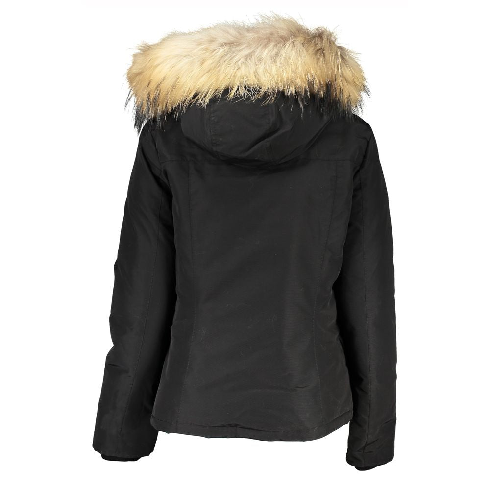 Woolrich Black Cotton Women's Women's Jacket