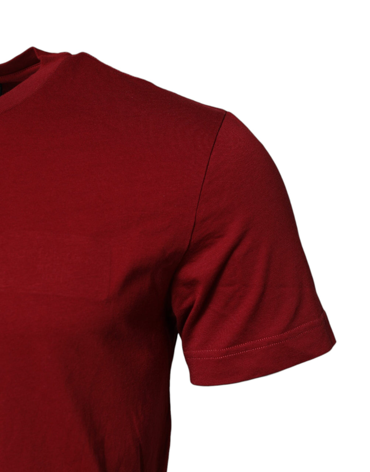 Dolce & Gabbana Red Cotton Short Sleeves Crew Neck Men's T-shirt (Pre-Owned)