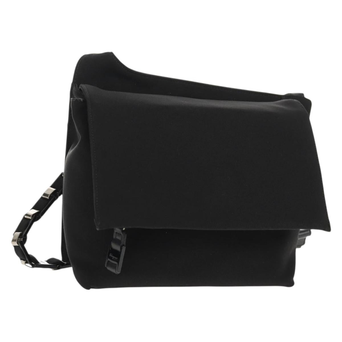 Salvatore Ferragamo Vintage Nylon Black Nylon Shoulder Bag Bag (Pre-Owned)