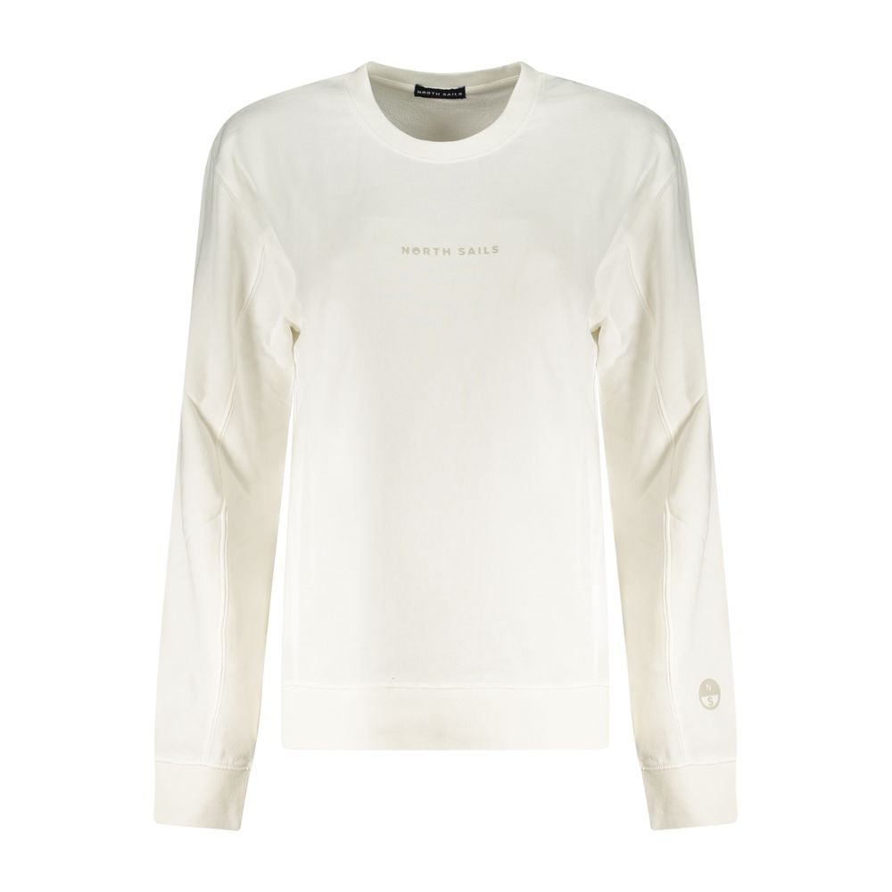 North Sails White Cotton Women Women's Sweater