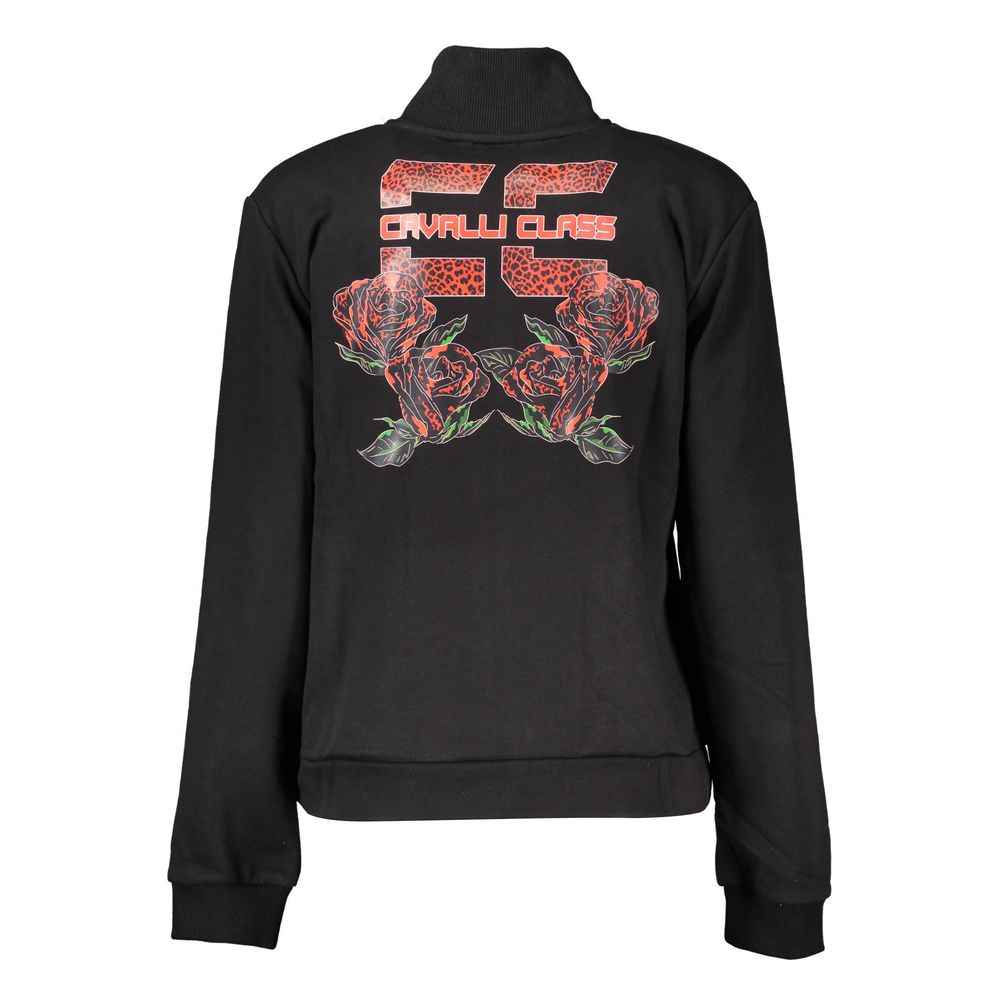 Cavalli Class Black Cotton Women Women's Sweater