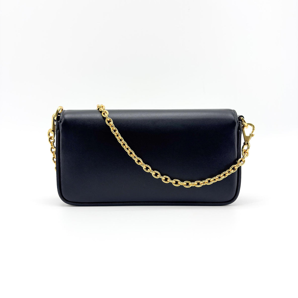 Christian Dior 30 Montaigne Avenue Leather Black Leather Handbag (Pre-Owned)