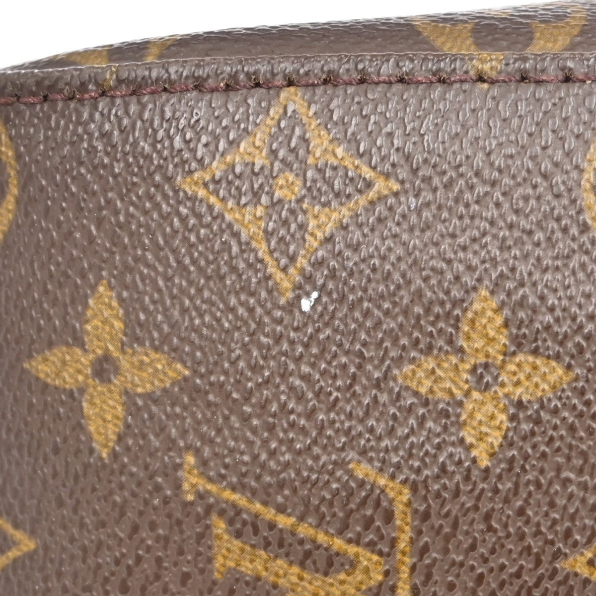 Louis Vuitton Looping Monogram Canvas Brown Canvas Handbag (Pre-Owned)