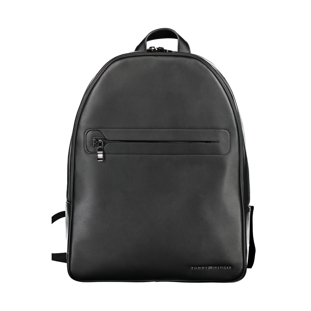 Tommy Hilfiger Nero Polyurethane Men Men's Backpack