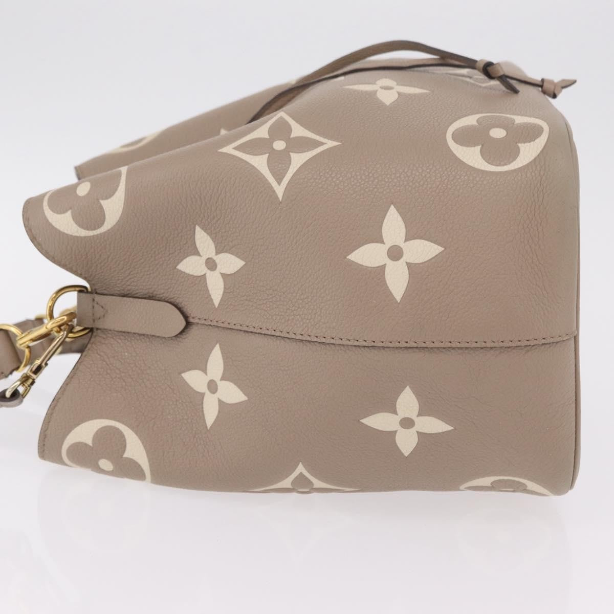 Louis Vuitton Neo Noe By The Pool Monogram Raffia Beige Leather Handbag (Pre-Owned)